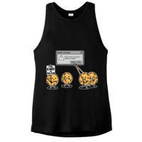 Deleting Cookies The End Is Near Funny Ladies PosiCharge Tri-Blend Wicking Tank