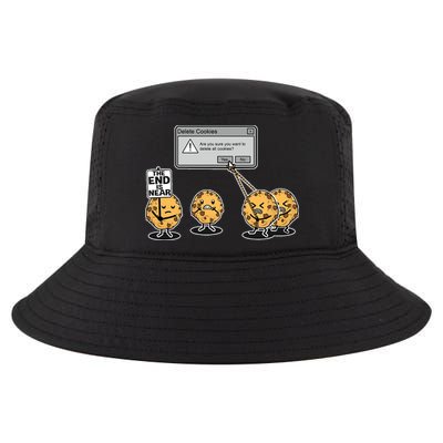 Deleting Cookies The End Is Near Funny Cool Comfort Performance Bucket Hat