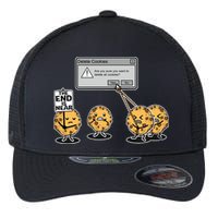 Deleting Cookies The End Is Near Funny Flexfit Unipanel Trucker Cap