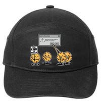 Deleting Cookies The End Is Near Funny 7-Panel Snapback Hat