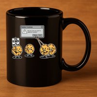 Deleting Cookies The End Is Near Funny 11oz C Handle Ceramic Mug