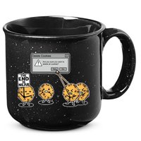 Deleting Cookies The End Is Near Funny 15oz Campfire Ceramic Mug