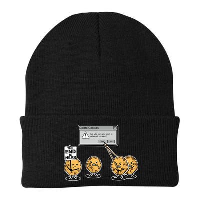 Deleting Cookies The End Is Near Funny Beanie