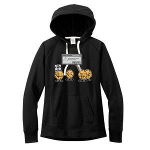 Deleting Cookies The End Is Near Funny Women's Fleece Hoodie