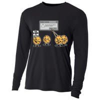 Deleting Cookies The End Is Near Funny Cooling Performance Long Sleeve Crew