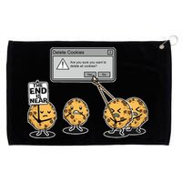Deleting Cookies The End Is Near Funny Grommeted Golf Towel