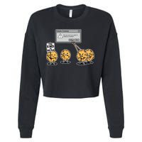 Deleting Cookies The End Is Near Funny Cropped Pullover Crew