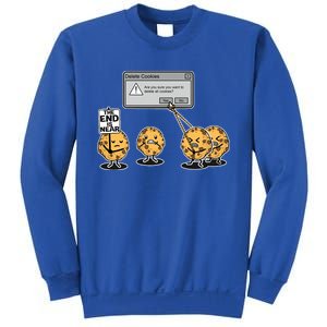 Deleting Cookies The End Is Near Funny Sweatshirt