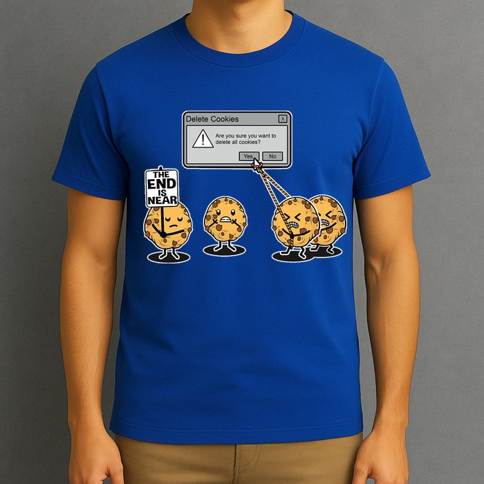 Deleting Cookies The End Is Near Funny T-Shirt