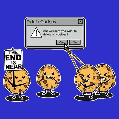 Deleting Cookies The End Is Near Funny T-Shirt