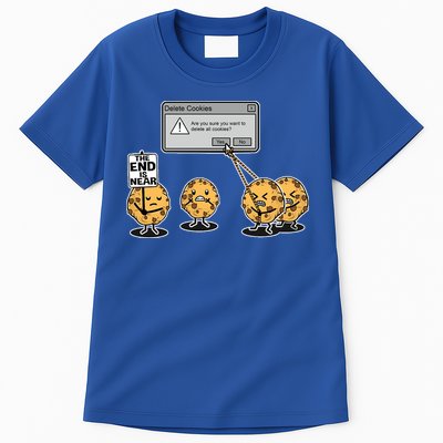 Deleting Cookies The End Is Near Funny Tall T-Shirt
