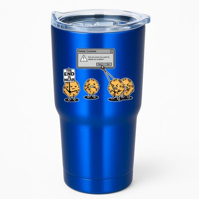 Deleting Cookies The End Is Near Funny Tumbler