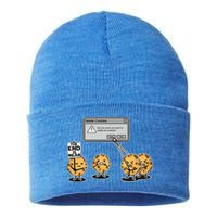 Deleting Cookies The End Is Near Funny Sustainable Knit Beanie