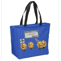 Deleting Cookies The End Is Near Funny Zip Tote Bag
