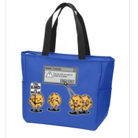Deleting Cookies The End Is Near Funny Zip Tote Bag