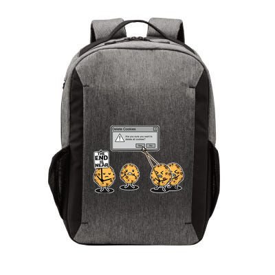 Deleting Cookies The End Is Near Funny Vector Backpack