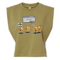 Deleting Cookies The End Is Near Funny Garment-Dyed Women's Muscle Tee
