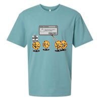 Deleting Cookies The End Is Near Funny Sueded Cloud Jersey T-Shirt