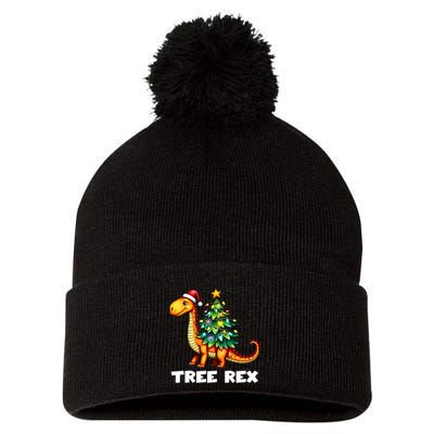 Dinosaur Christmas Tree Rex Pajamas Xmas Lights Pom Pom 12in Knit Beanie