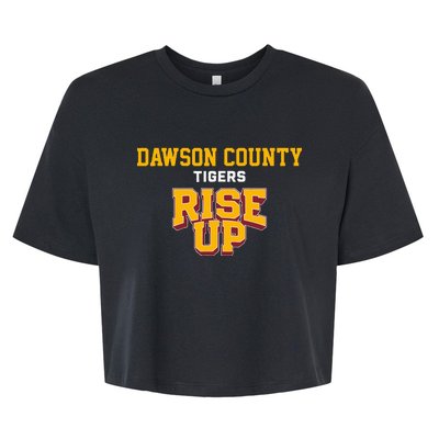 Dawson County Tigers Rise Up Hs Bella+Canvas Jersey Crop Tee