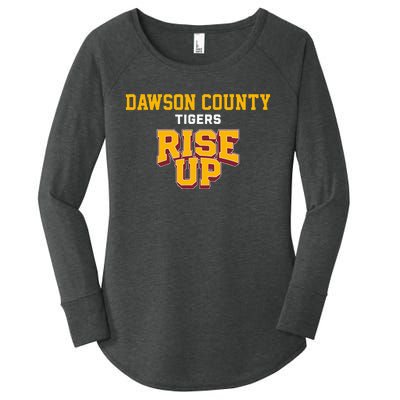 Dawson County Tigers Rise Up Hs Women's Perfect Tri Tunic Long Sleeve Shirt