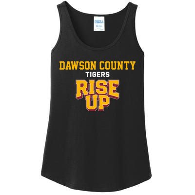 Dawson County Tigers Rise Up Hs Ladies Essential Tank