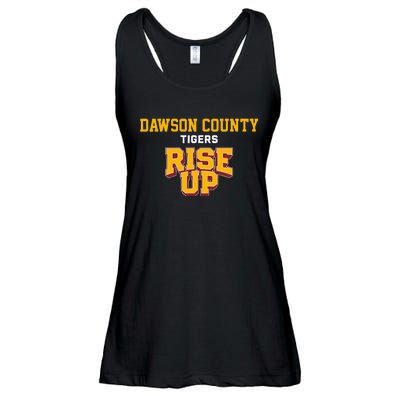 Dawson County Tigers Rise Up Hs Ladies Essential Flowy Tank