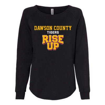 Dawson County Tigers Rise Up Hs Womens California Wash Sweatshirt