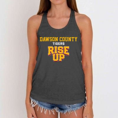 Dawson County Tigers Rise Up Hs Women's Knotted Racerback Tank