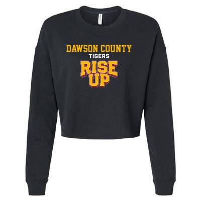 Dawson County Tigers Rise Up Hs Cropped Pullover Crew