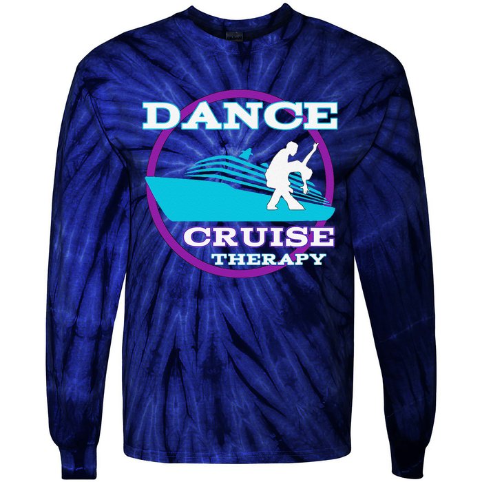 Dance Cruise Therapy Ship Tie-Dye Long Sleeve Shirt