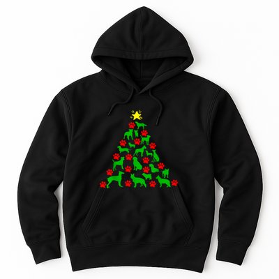 Dog Christmas Tree Dog Christmas Hoodie