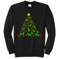 Dog Christmas Tree Dog Christmas Sweatshirt