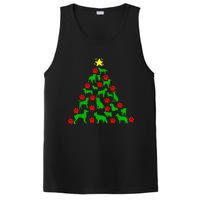 Dog Christmas Tree Dog Christmas PosiCharge Competitor Tank