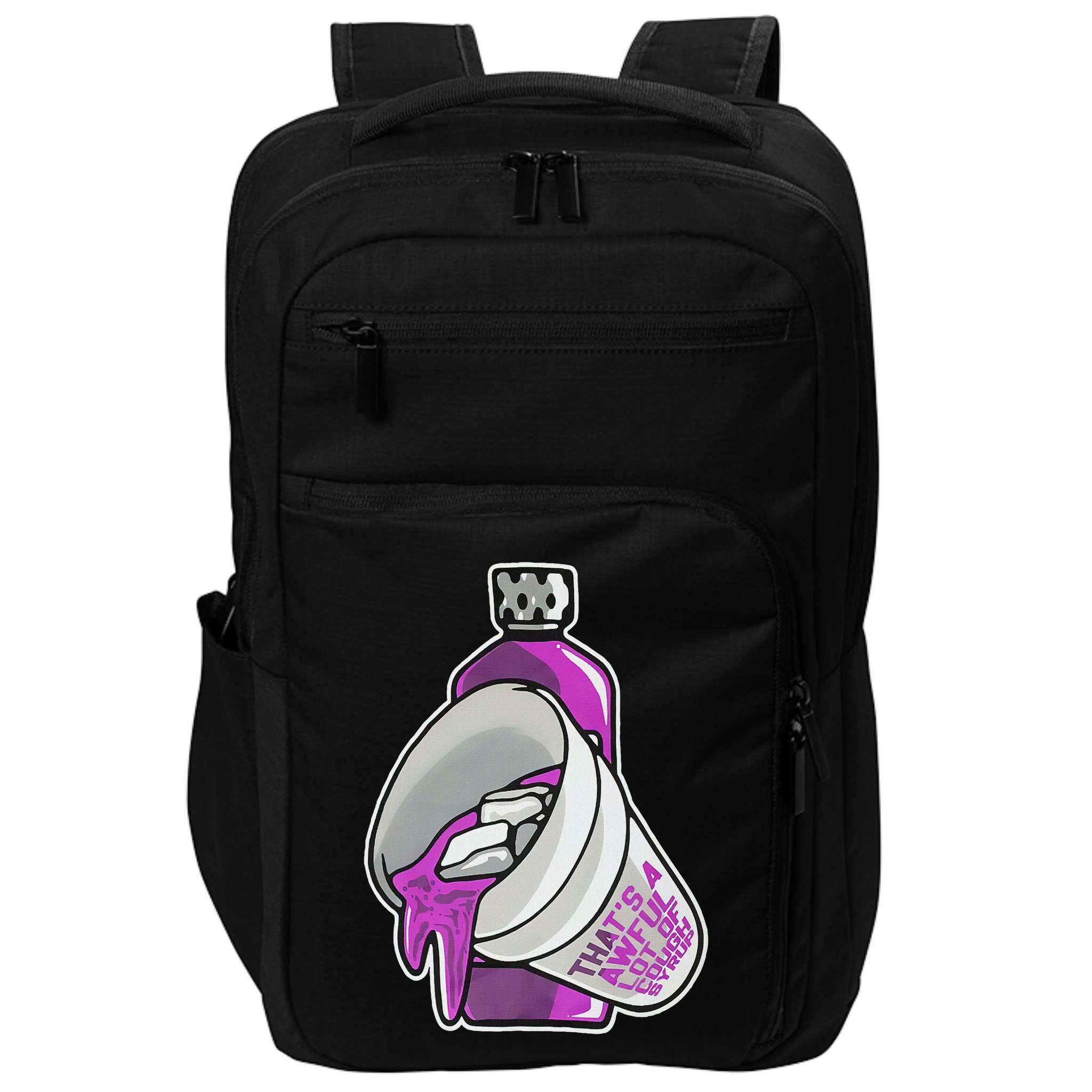 Double Cup That’s A Awful Lot Of Cough Syrup Impact Tech Backpack