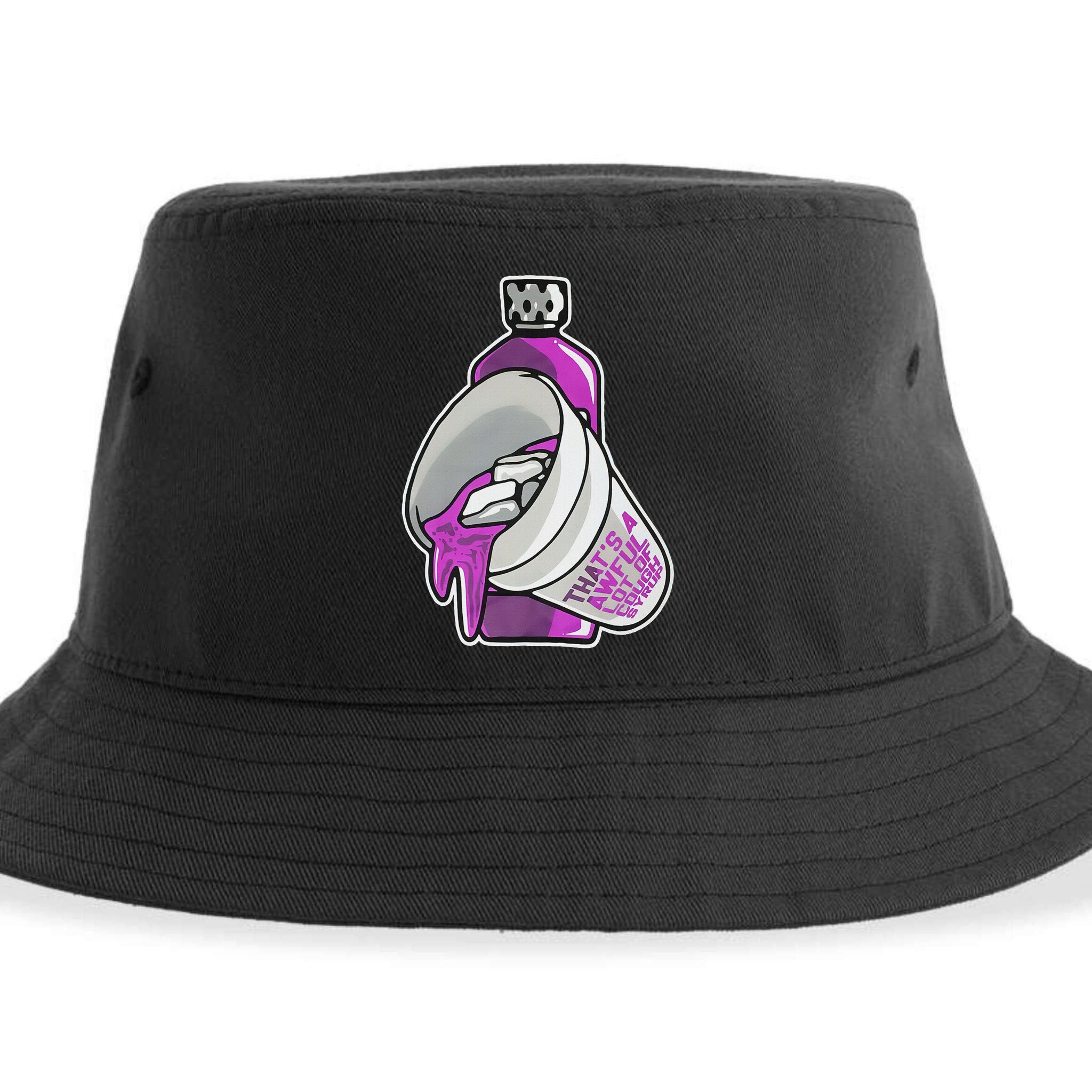 Double Cup That’s A Awful Lot Of Cough Syrup Sustainable Bucket Hat