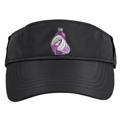 Double Cup That’s A Awful Lot Of Cough Syrup Adult Drive Performance Visor
