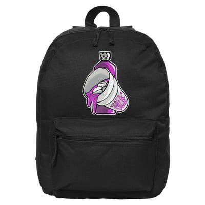 Double Cup That’s A Awful Lot Of Cough Syrup 16 in Basic Backpack