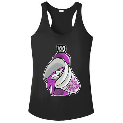 Double Cup That’s A Awful Lot Of Cough Syrup Ladies PosiCharge Competitor Racerback Tank