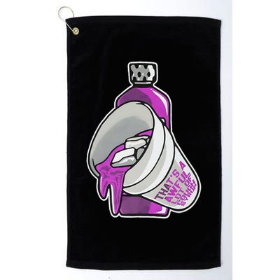 Double Cup That’s A Awful Lot Of Cough Syrup Golf Towel