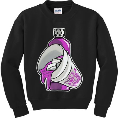 Double Cup That’s A Awful Lot Of Cough Syrup Kids Sweatshirt