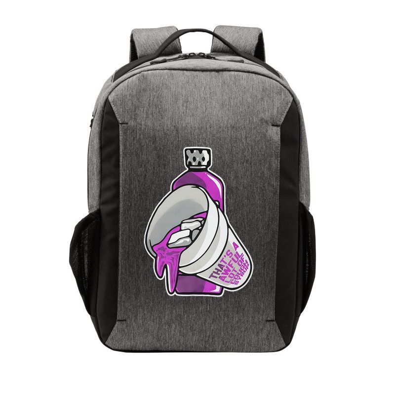 Double Cup That’s A Awful Lot Of Cough Syrup Vector Backpack