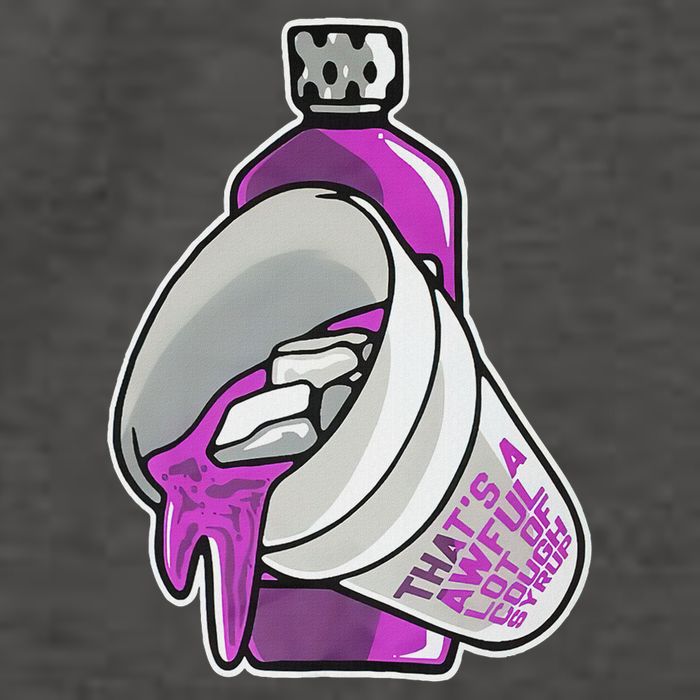Double Cup That’s A Awful Lot Of Cough Syrup Vector Backpack