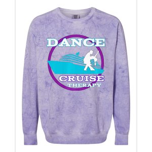 Dance Cruise Therapy Ship Colorblast Crewneck Sweatshirt