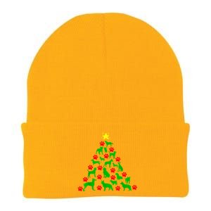 Dog Christmas Tree Dog Christmas Knit Cap Winter Beanie