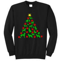 Dog Christmas Tree Dog Christmas Tall Sweatshirt