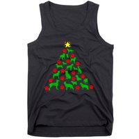 Dog Christmas Tree Dog Christmas Tank Top