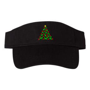 Dog Christmas Tree Dog Christmas Valucap Bio-Washed Visor