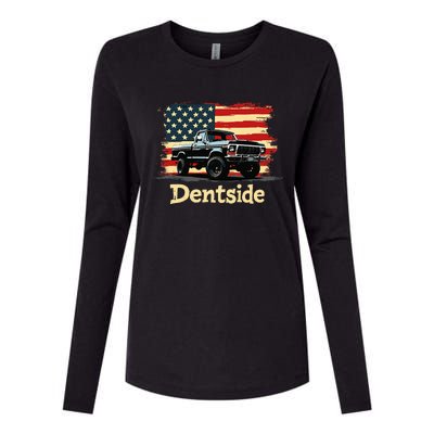 Dentside Classic Truck Dentside Womens Cotton Relaxed Long Sleeve T-Shirt