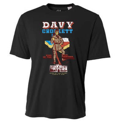 Davy Crockett Texas Alamo Cowboy Vintage Souvenir Cooling Performance Crew T-Shirt